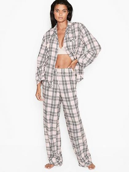 Cotton Flannel Long PJ Set