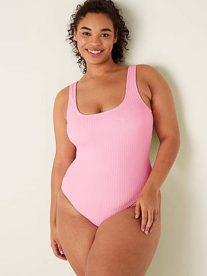 Crinkle Scoop One-Piece Swimsuit