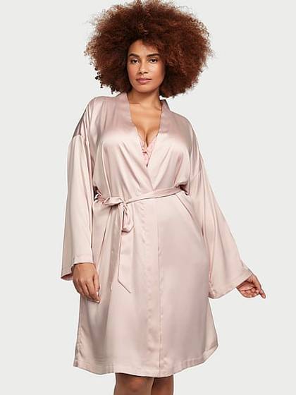Satin Midi Robe