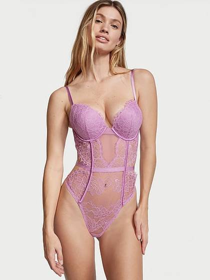 Bombshell Lace Teddy