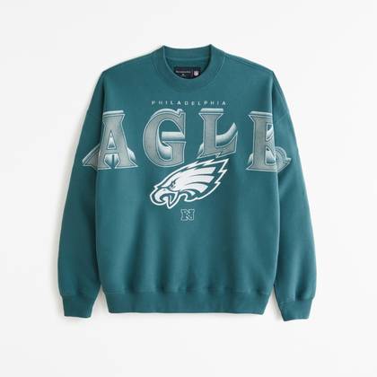Philadelphia Eagles Graphic Crew Sweatshirt