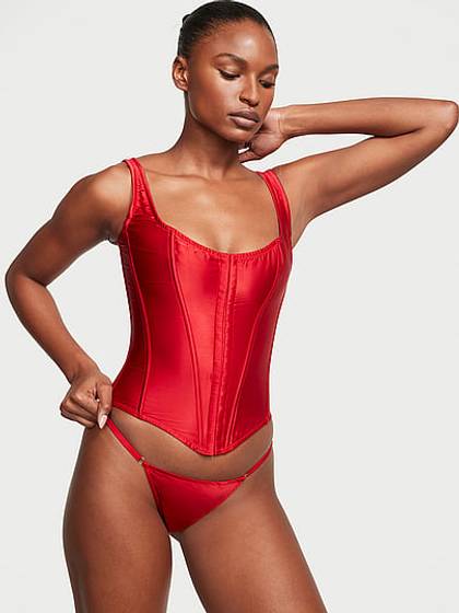 Classic Silk Corset Set