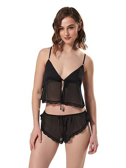 Pia Crop Cami and Short Set