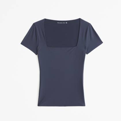 Soft Matte Seamless Tuckable Squareneck Top