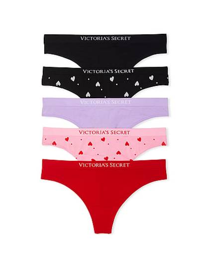 5-Pack Seamless Thong Panties