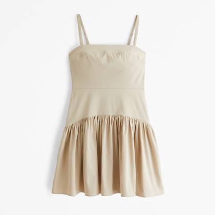 Drop-Waist Mini Dress
