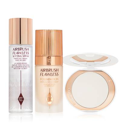 Charlotte Tilbury Airbrush Flawless Brighten & Set Kit - Face Kit