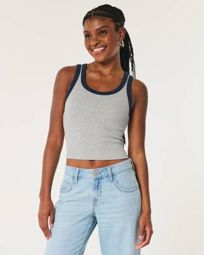 Ribbed Scoop Tank