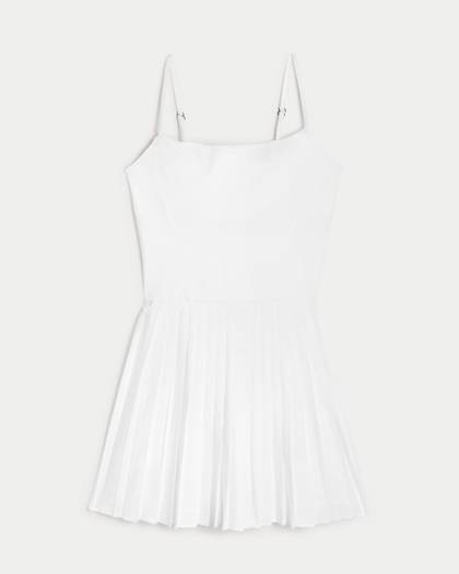 Gilly Hicks Active Pleated Drop-Waist Dress