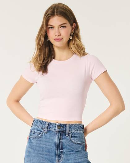 Short-Sleeve Crew Baby Tee