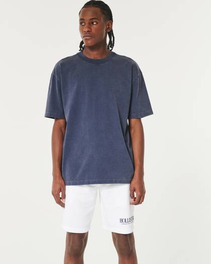 Fleece Logo Graphic Shorts 9"