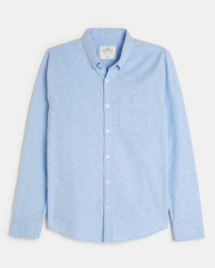 Long-Sleeve Oxford Shirt