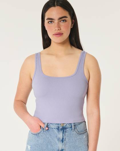 Ribbed Seamless Fabric Tank