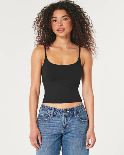 Soft Stretch Seamless Fabric Scoop Cami
