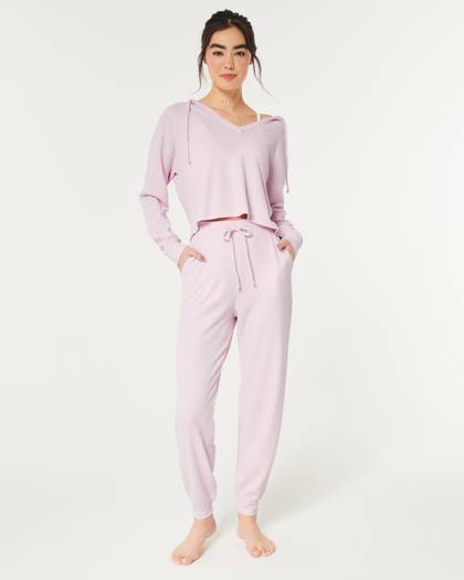Gilly Hicks Waffle Joggers