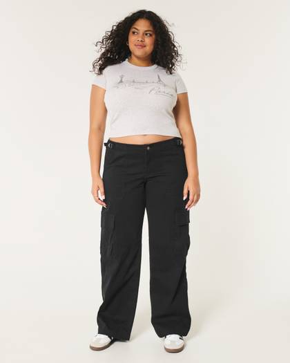 Low-Rise Baggy Cargo Pants