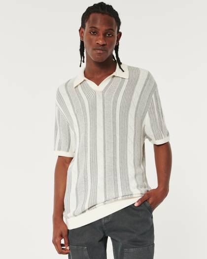 Pattern Sweater Polo