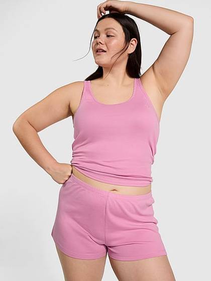 Spill-the-Tea Cotton Shorts