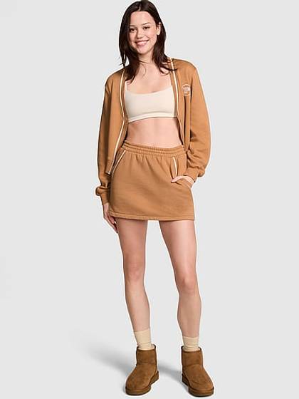 Ivy Fleece Mini Skirt