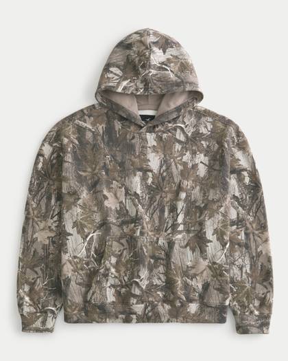 Boxy Camo Hoodie