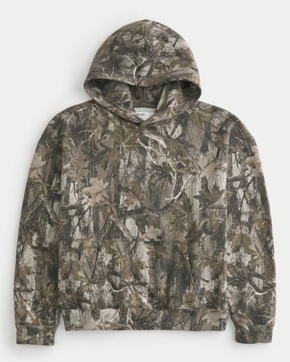 Boxy Camo Hoodie