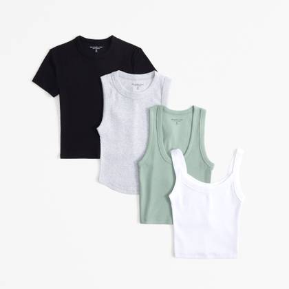 4-Pack Essential Rib Tops