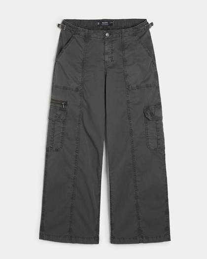Low-Rise Super Baggy Cargo Pants