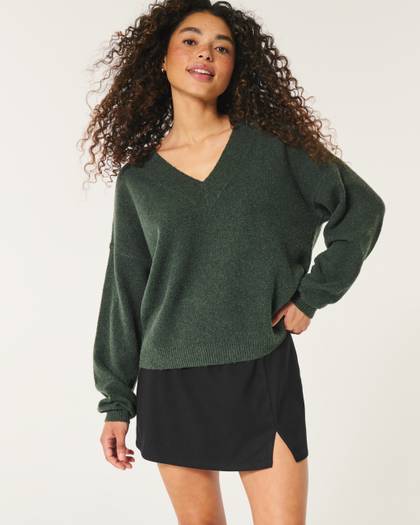 Ultra High-Rise A-Line Mini Skort