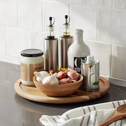 Rowan&trade; Large Acacia Turntable