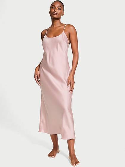 Satin Long Slip