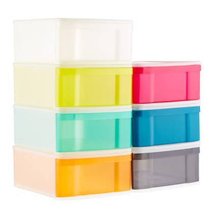 Iris&reg; Small Tint Stacking Drawer Fuchsia