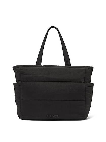 Quilted Puffer Tote Bag