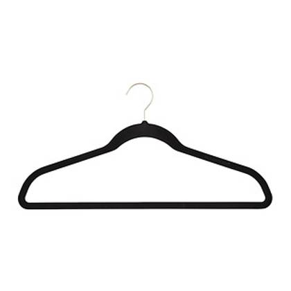 The Container Store&reg; Case of 120 Non-Slip Velvet Suit Hangerss Slate