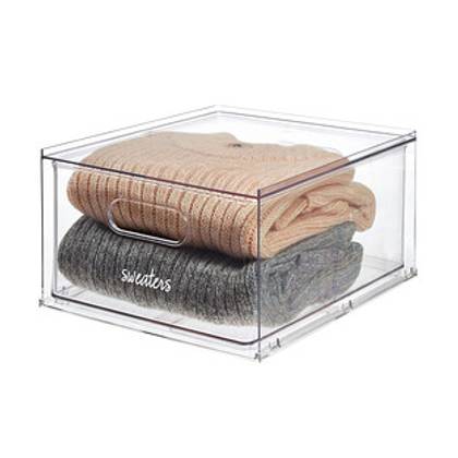 Case of 6 T.H.E. Stackable Drawer Clear