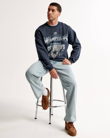 Dallas Cowboys Graphic Crew Sweatshirt
