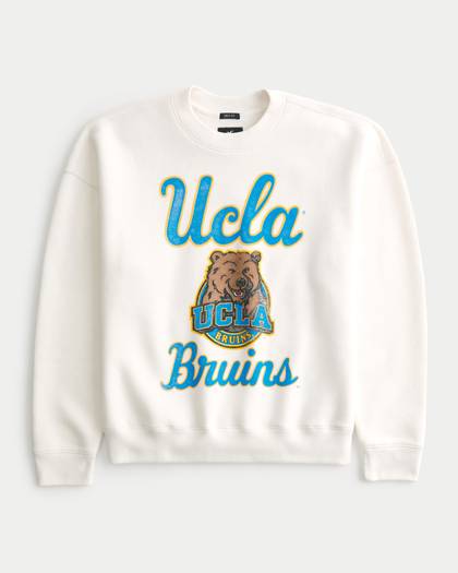 Boxy UCLA Bruins Graphic Crew Sweatshirt