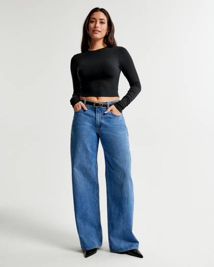 Curve Love Low Rise Ultra Loose Jean