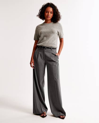 Tailored Wide Leg Pant