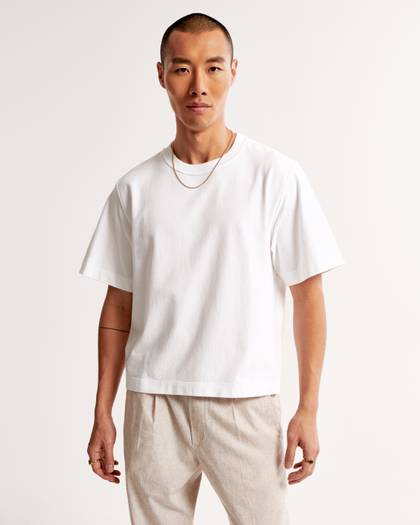 Premium Heavyweight Cropped Tee
