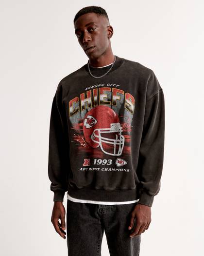 Kansas City Chiefs Graphic Crew Sweatshirt