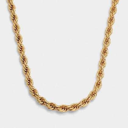 Reine Waterproof Gold Rope Necklace