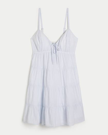Tiered Babydoll Mini Dress