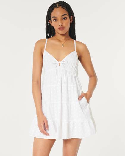Tiered Babydoll Mini Dress