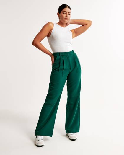 Curve Love A&F Sloane Tailored Pant