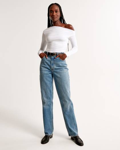 Ultra High Rise 90s Straight Jean