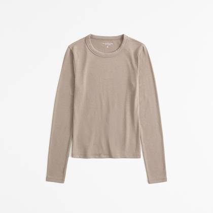 Long-Sleeve Cozy Lounge Knit Top