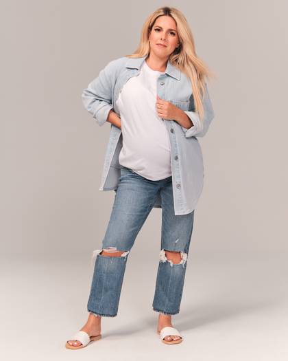 Maternity Ankle Straight Jean