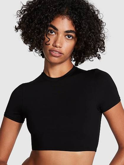 Base Stretch Crop Baby Tee