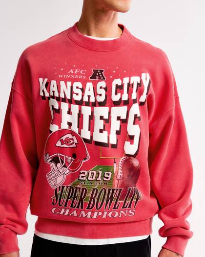 Kansas City Chiefs Graphic Crew Sweatshirt