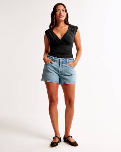 Curve Love Mid Rise A-Line Short